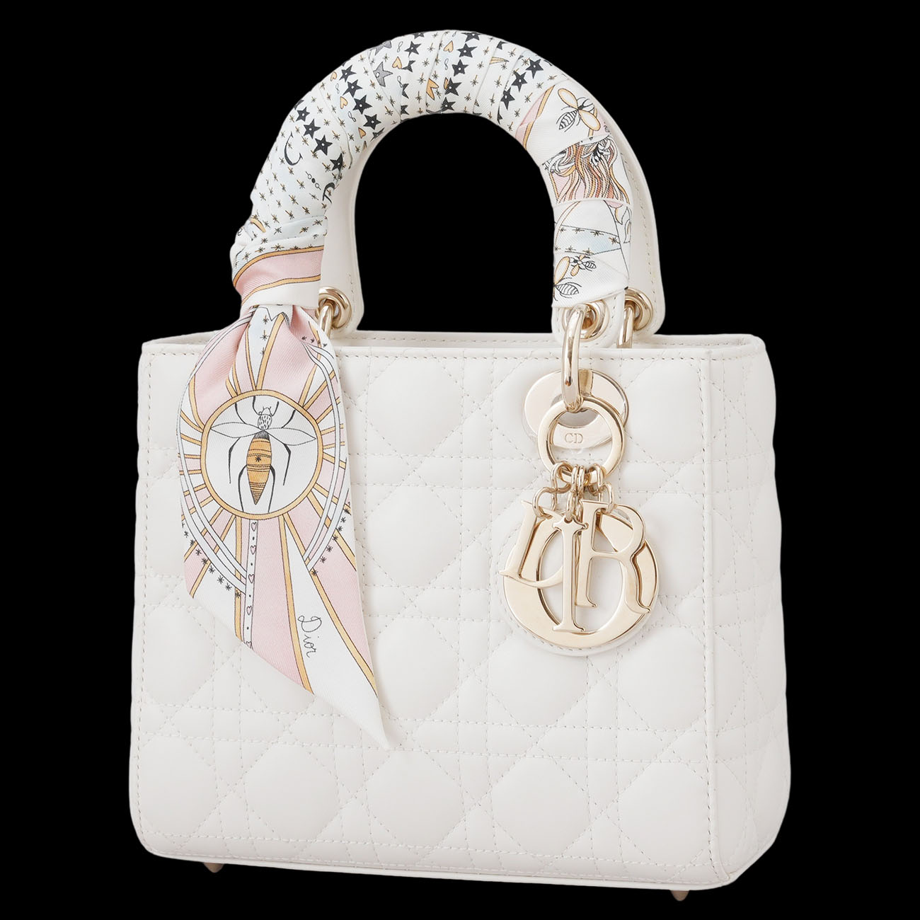 CHRISTIAN DIOR(USED)디올 레이디디올 스몰 & 트윌리